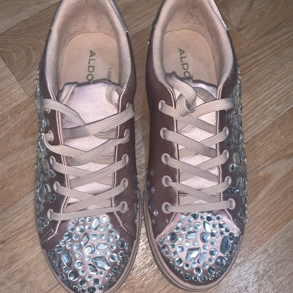 Aldo rhinestone shoes